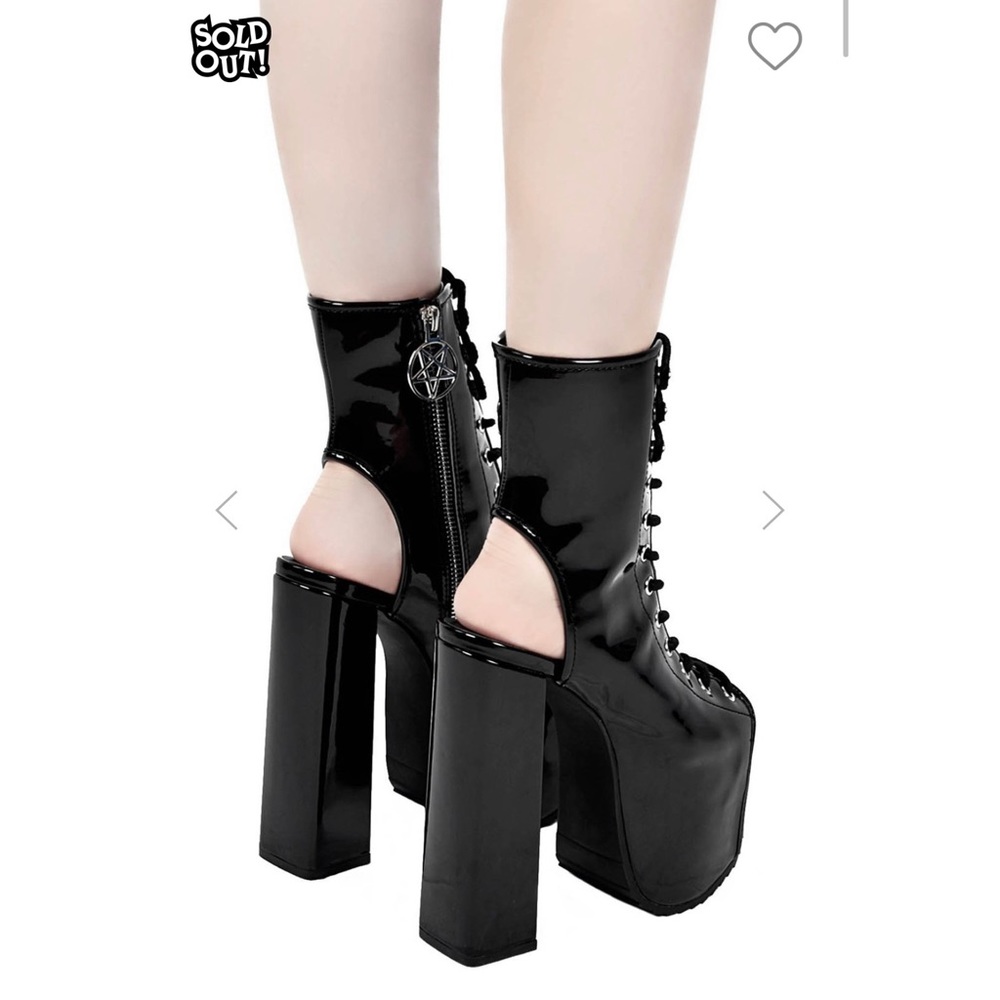 Galactic Platform Killstar Combat Boots Size 8 - image 4